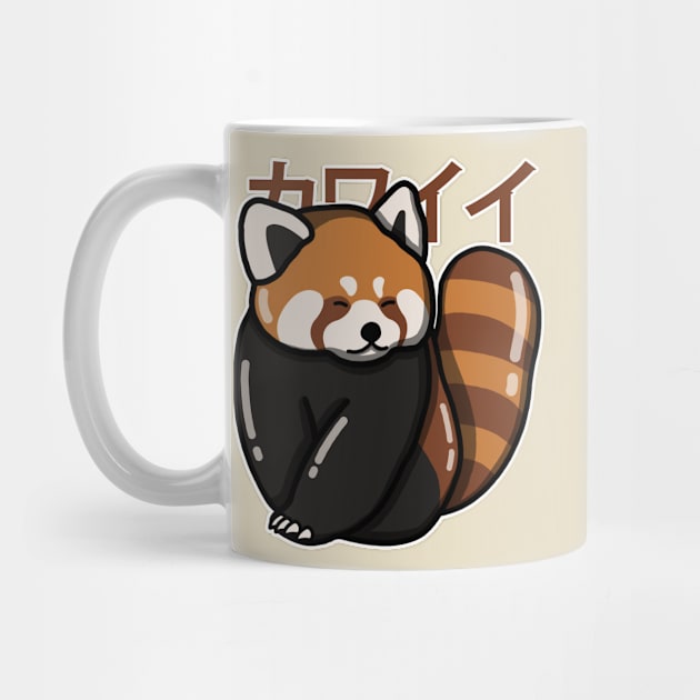 Kawaii Red Panda by Luna Illustration